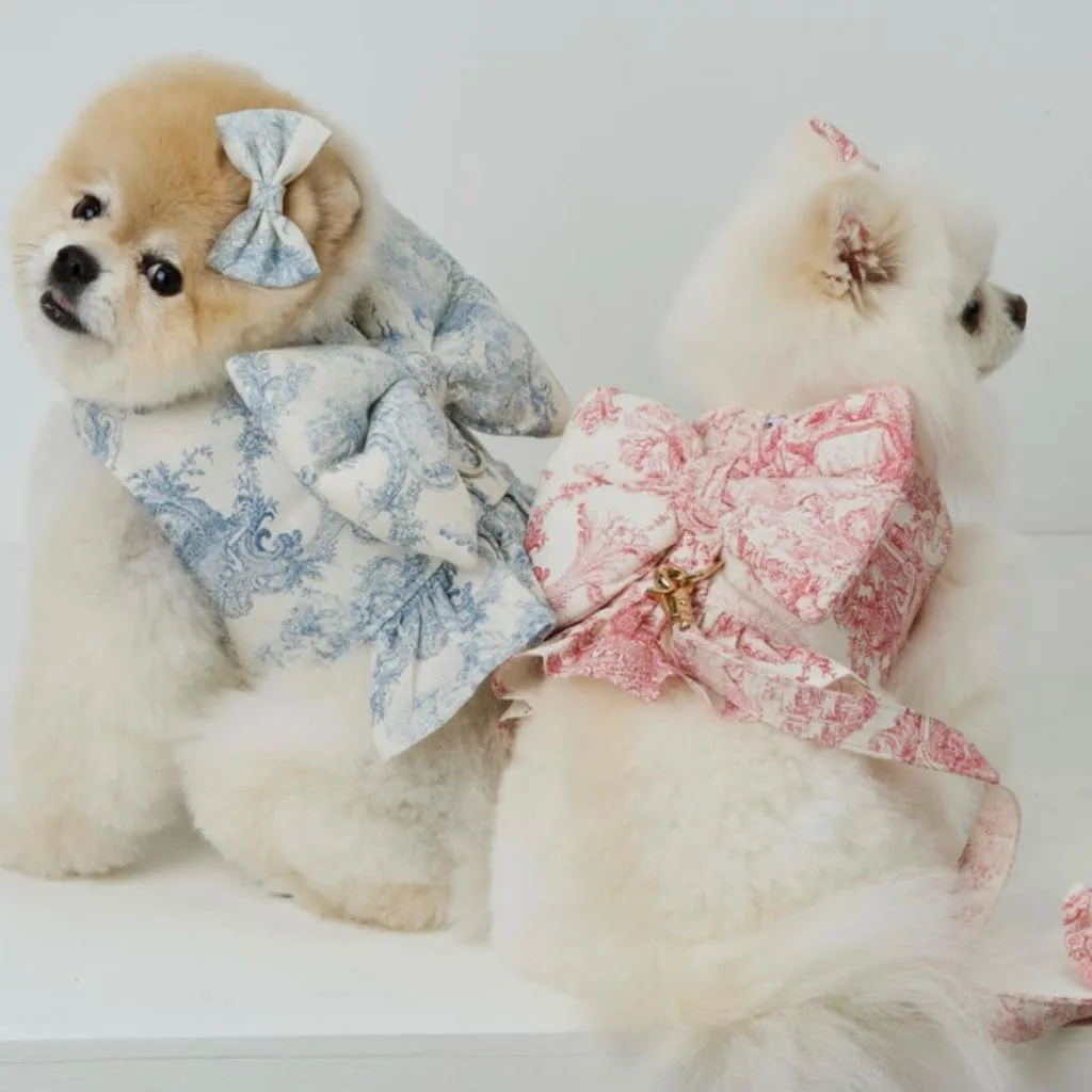 MISS&PET 法式奢華大蝴蝶結胸背衣