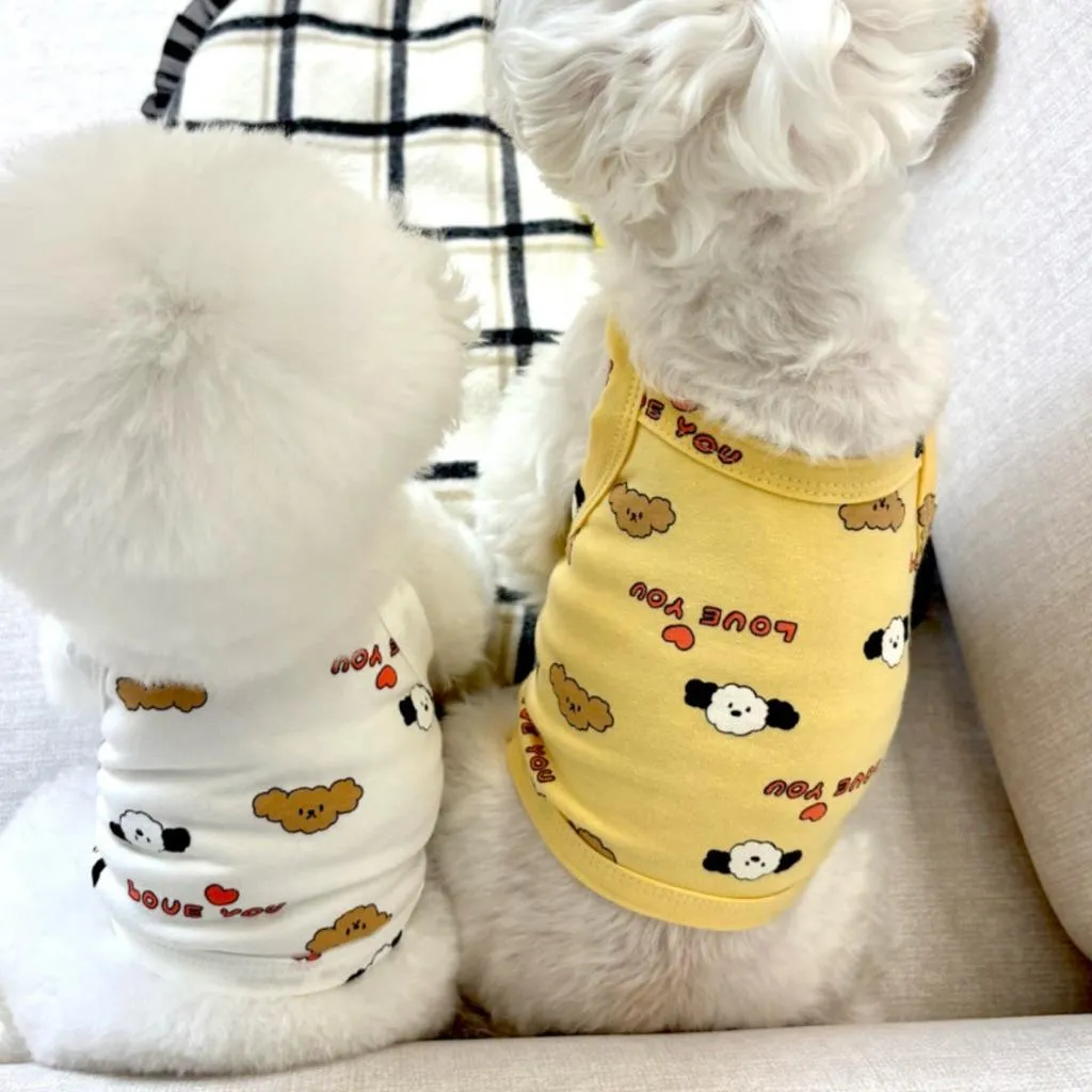 JENNY HARTS love you puppy 短版背心
