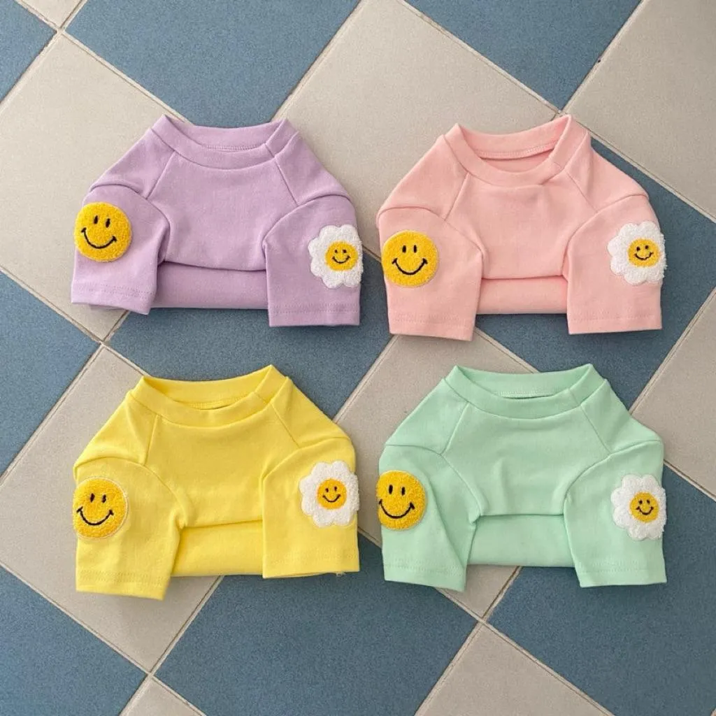Honey Dog 微笑刺繡上衣 現+預