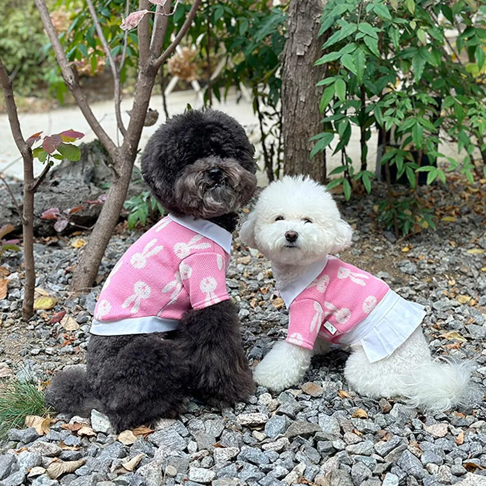 兔兔針織上衣&洋裝 狗狗情侶裝