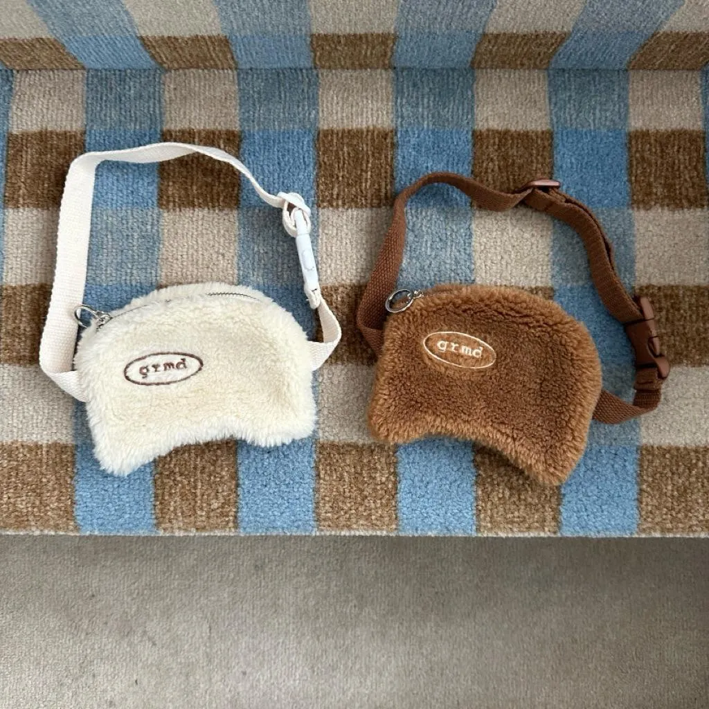 Grooming dog 羊羔絨腰包 現+預