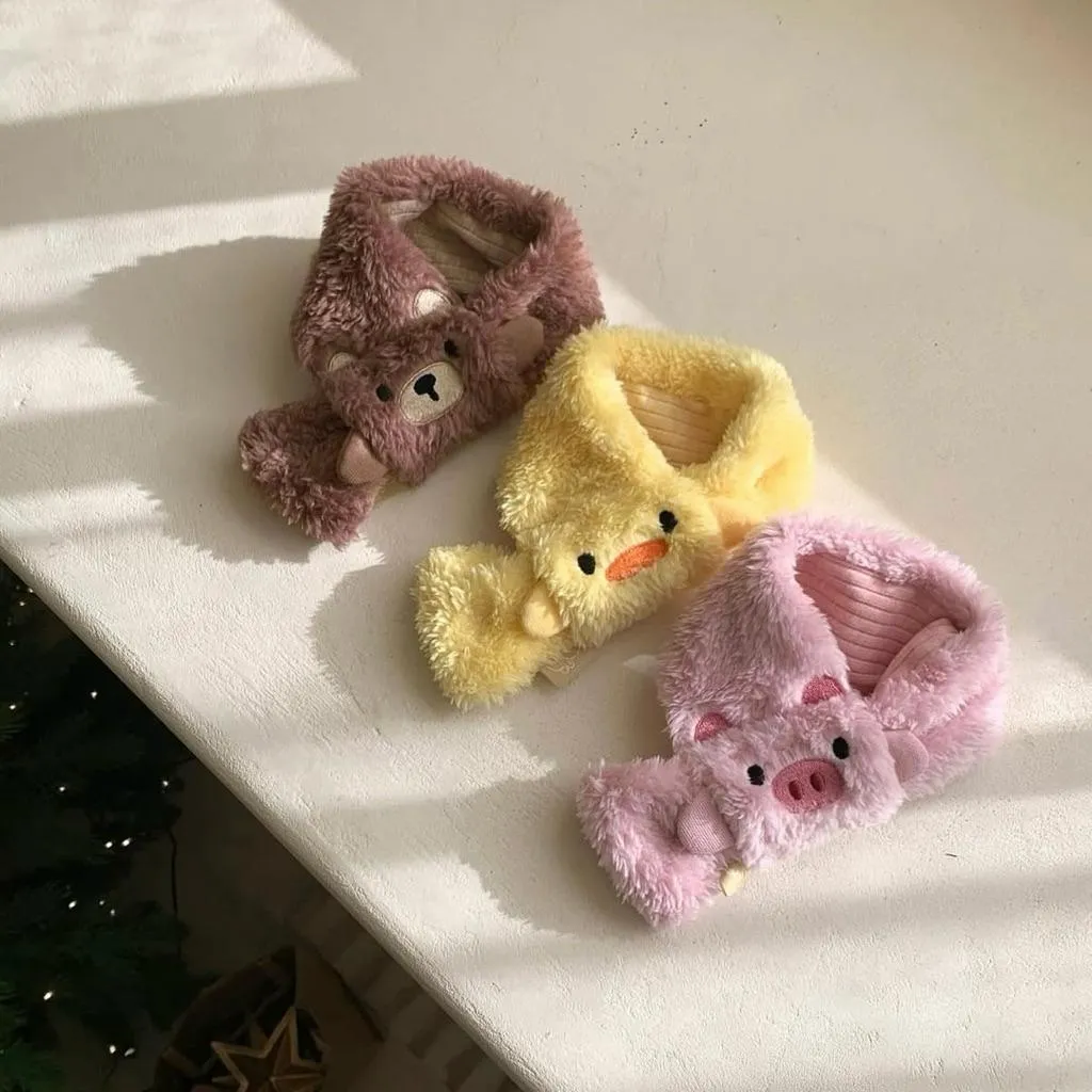DURANG RURANG 動物朋友刷毛圍巾