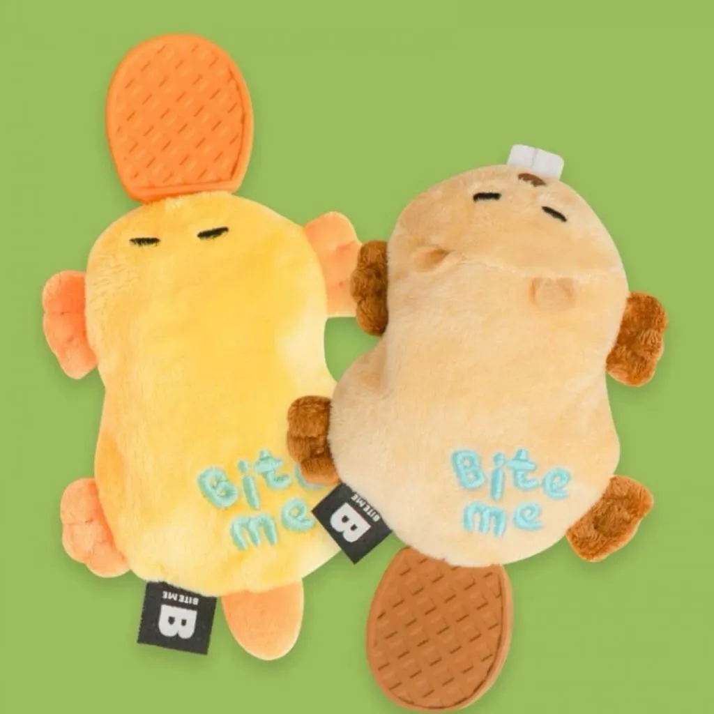 BITE ME 扁扁鴨嘴獸&扁扁水獺 造型玩具