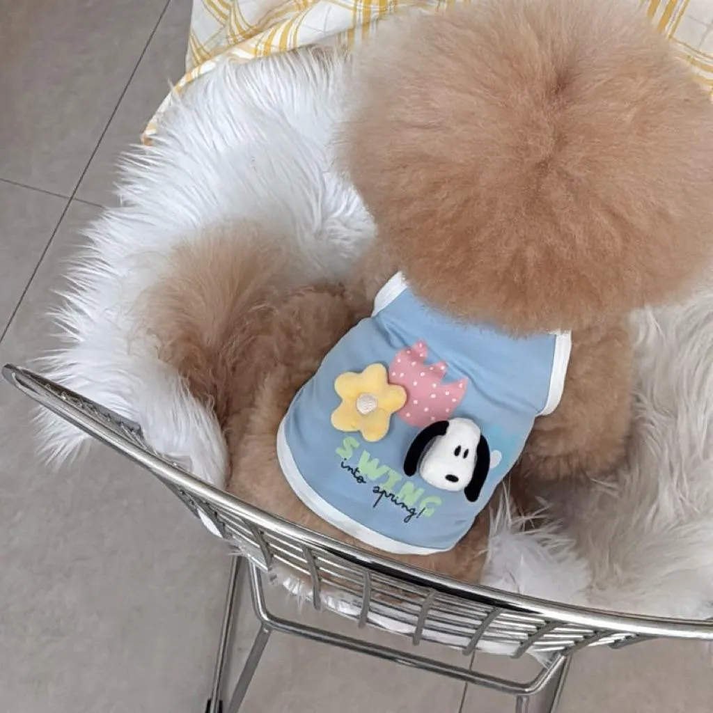PARISDOG 史努比可愛玩偶短版涼感背心