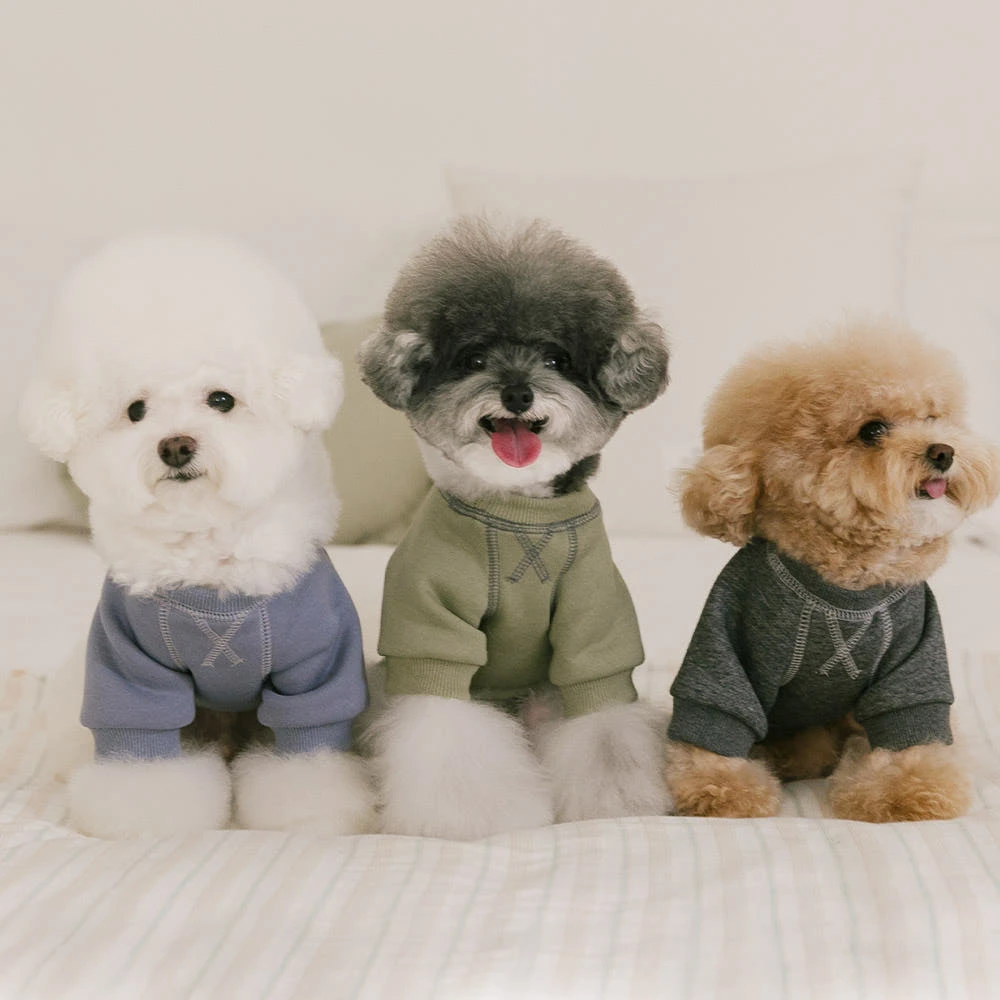 Petsland 簡約線感刷毛上衣