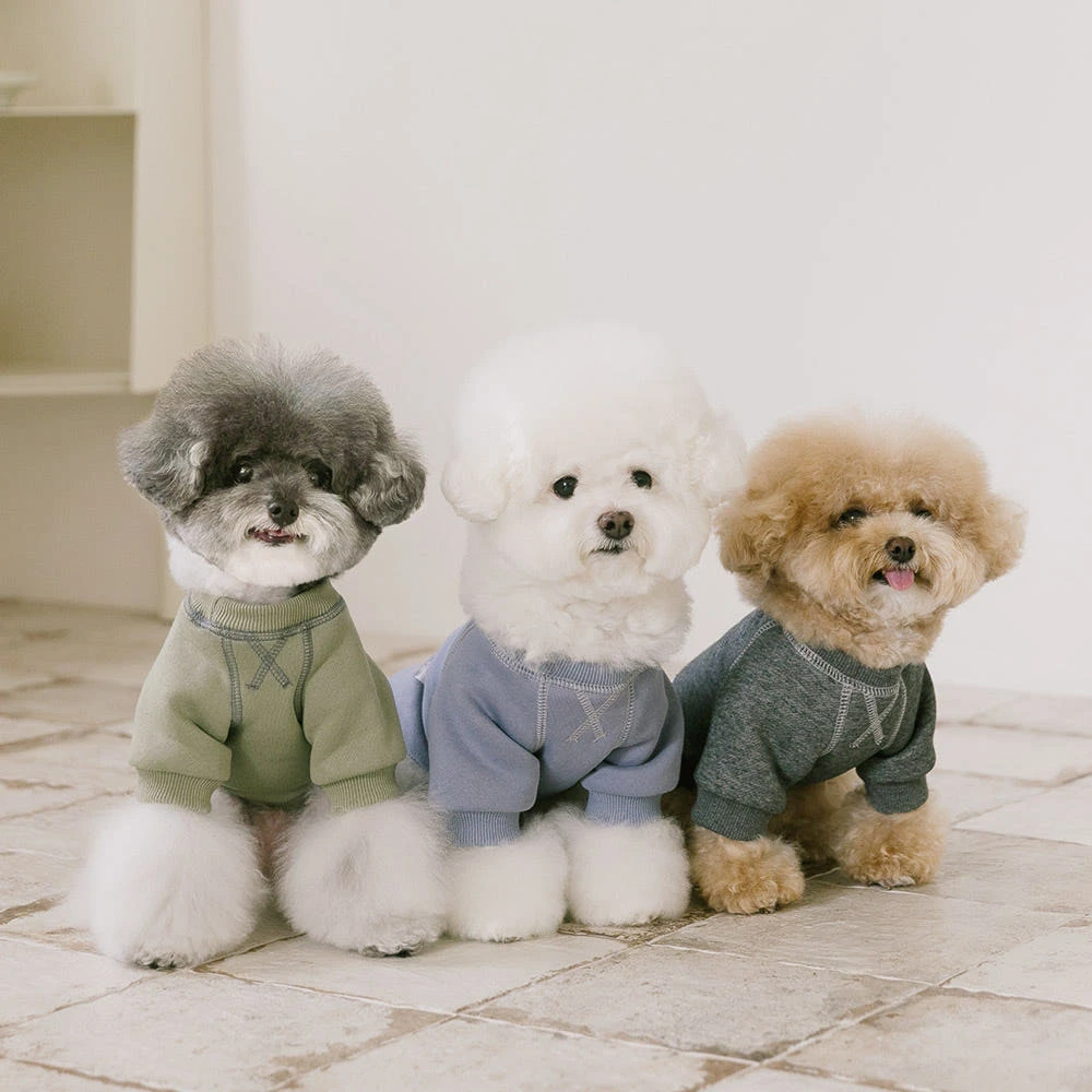 Petsland 簡約線感刷毛上衣