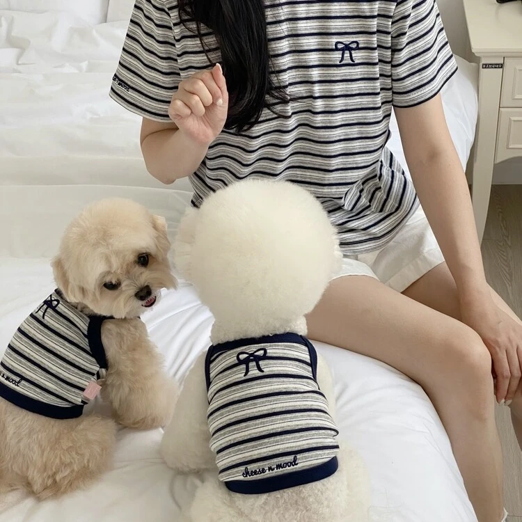 cheese n mood 條紋蝴蝶結親子裝