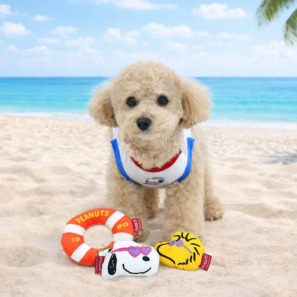 PARISDOG 史努比海灘渡假發聲啃咬玩具 現貨