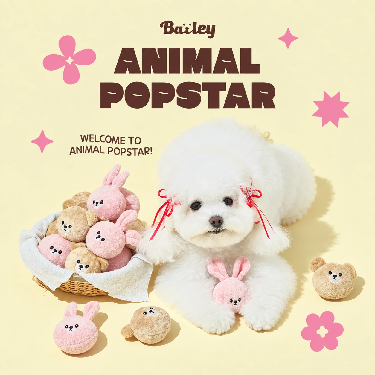 BAILEY 動物朋友啾啾球 2入組