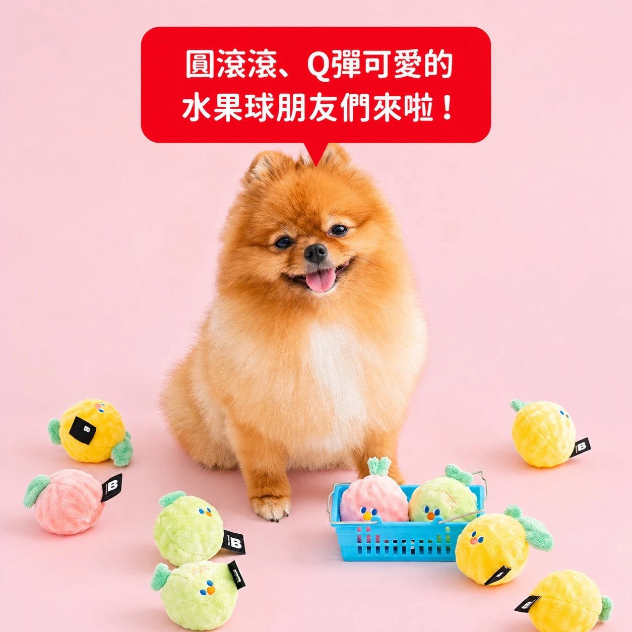 BITE ME 果果三兄弟 3入 造型玩具