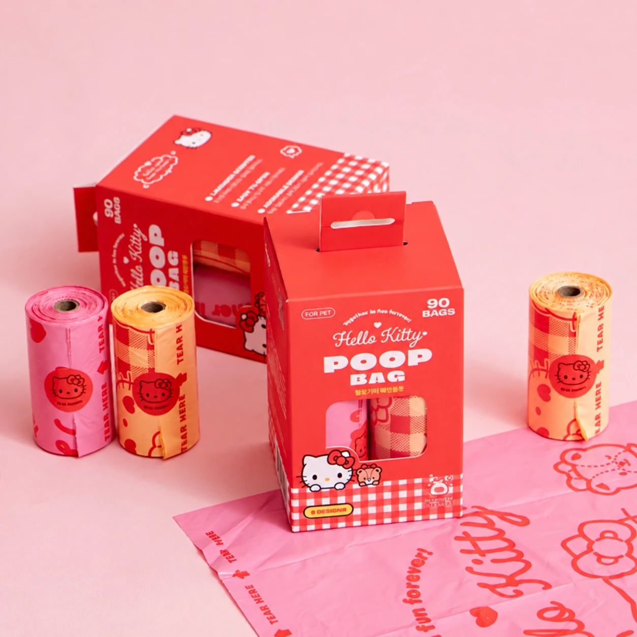 BITE ME × HELLO KITTY 便便袋 90入 現貨