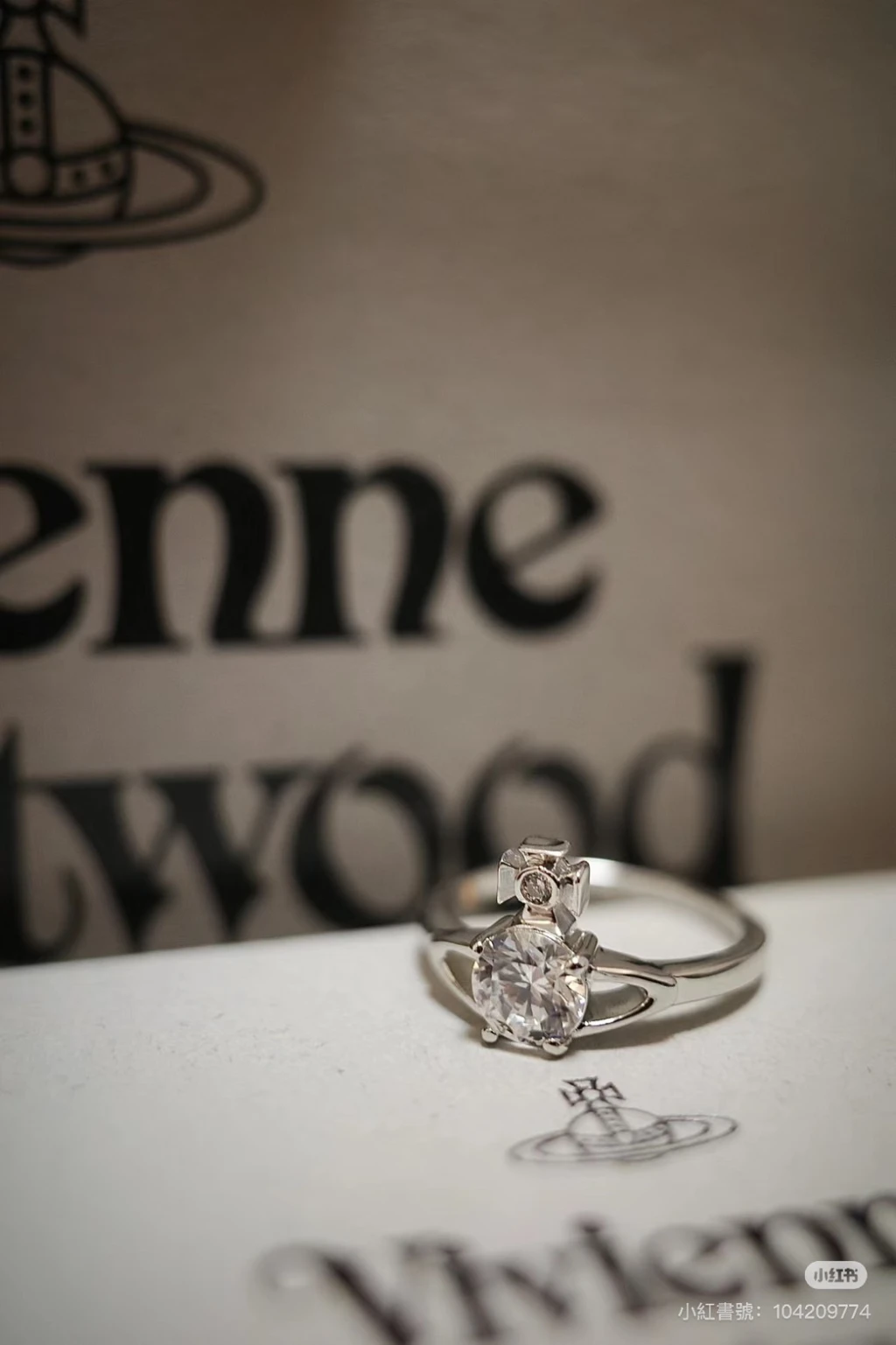 VIVIENNE WESTWOOD*現貨+預購*REINA白鑽 戒指