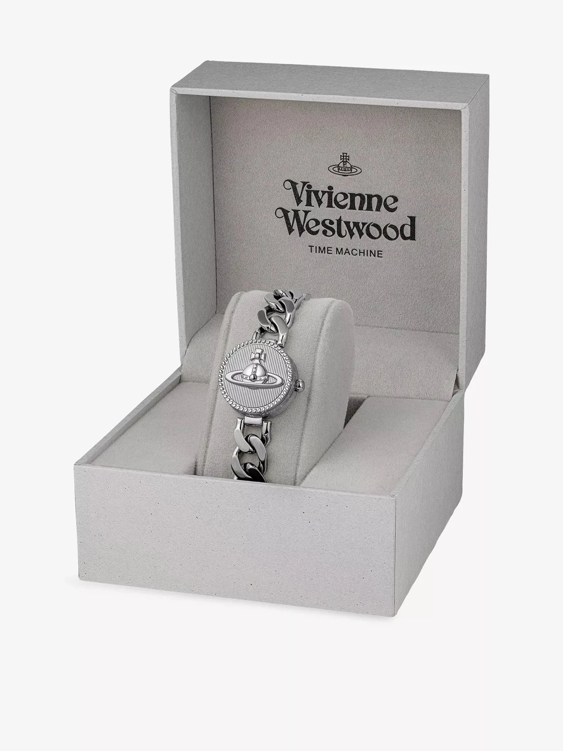 VIVIENNE WESTWOOD*預購*Orb Button Stainless-Steel Watch 金色 銀色 掀蓋銀錶