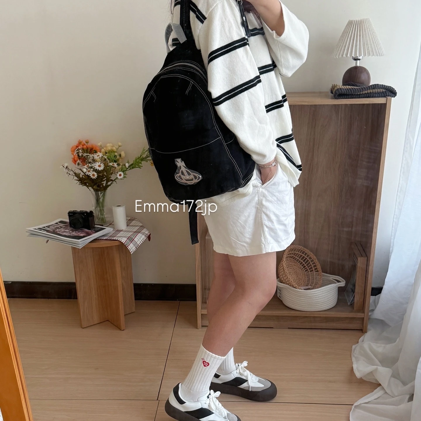 VIVIENNE WESTWOOD*現貨*亞洲限定帆布後背包 大 小