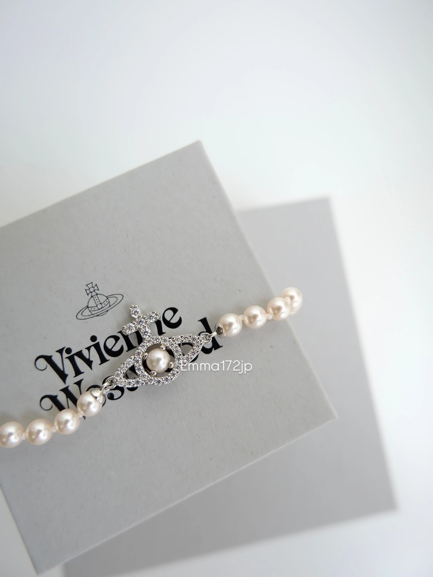 VIVIENNE WESTWOOD*現貨*OLYMPIA珍珠手鍊 手鍊