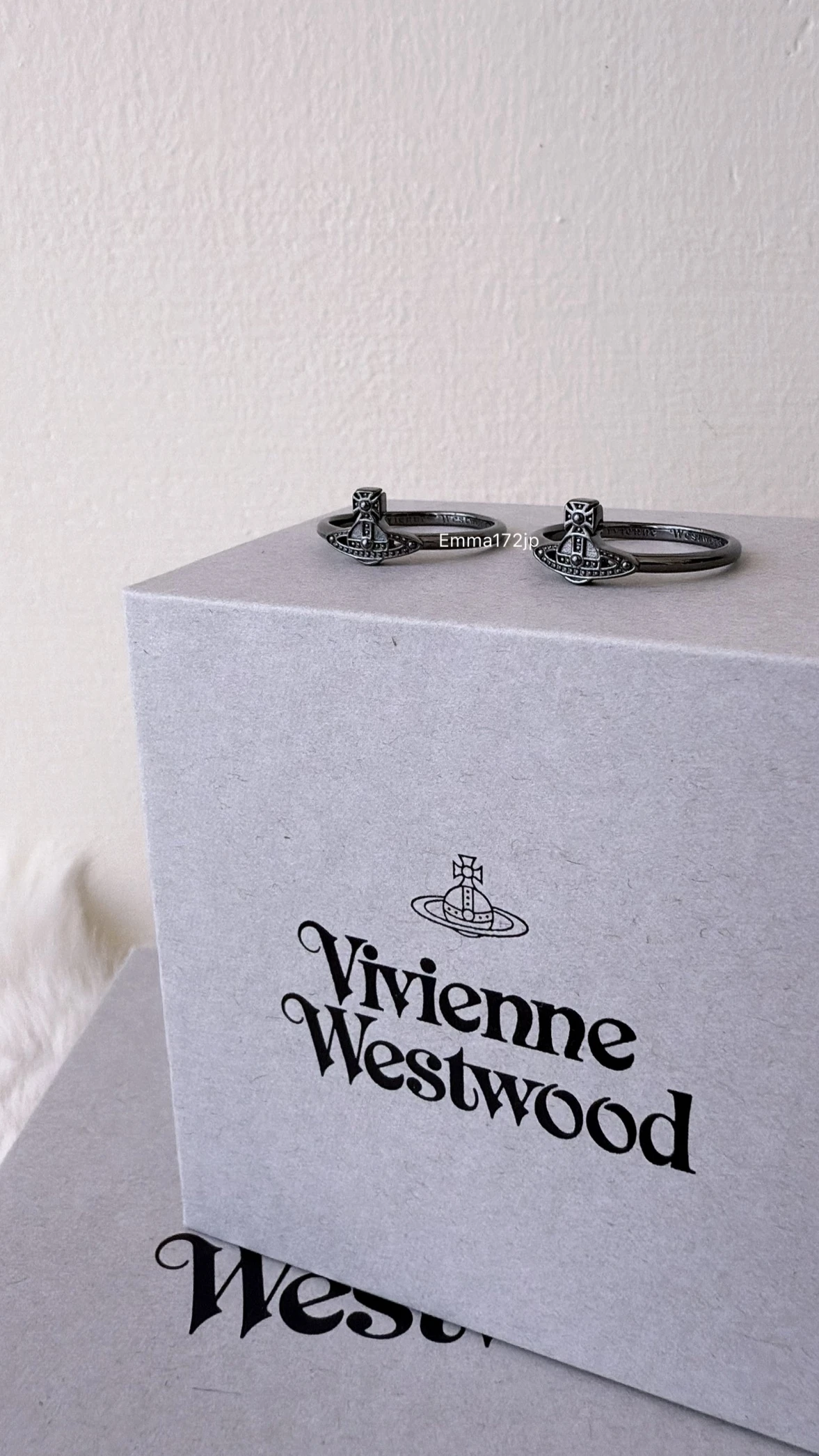 VIVIENNE WESTWOOD *槍黑現貨*OSLO 925銀戒指