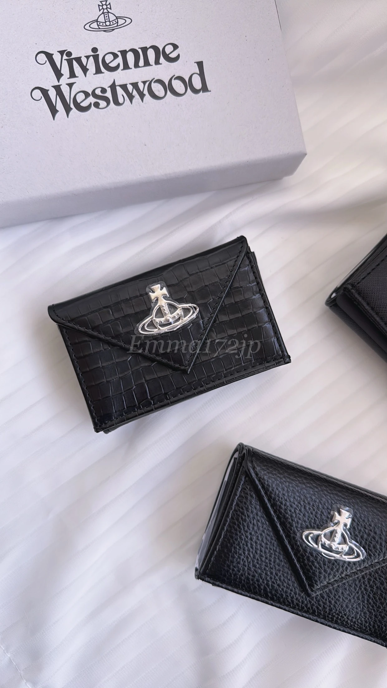 VIVIENNE WESTWOOD*現貨*蜥蜴紋迷你信封皮夾