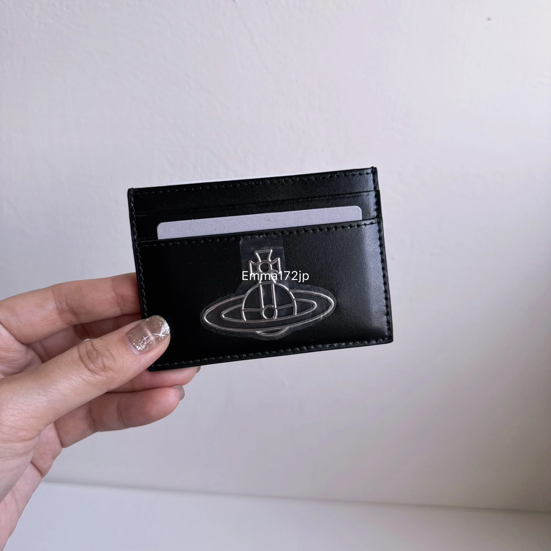 VIVIENNE WESTWOOD *現貨*大LOGO霧黑卡夾