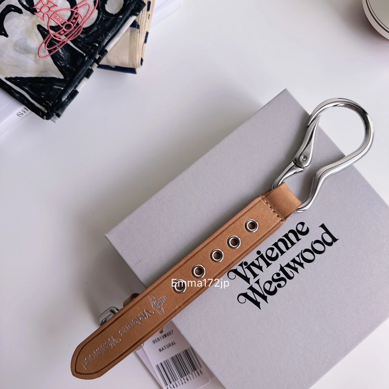 VIVIENNE WESTWOOD*現貨*手套 牛皮手套掛飾 掛勾款