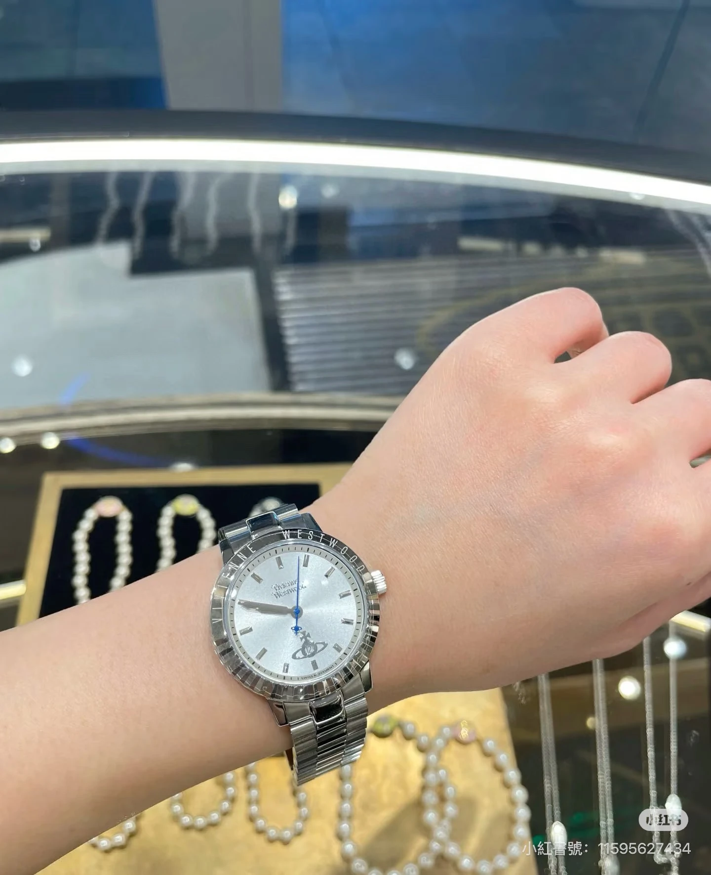 VIVIENNE WESTWOOD*現貨* Dulwich Stainless Steel Watch 銀色 34mm