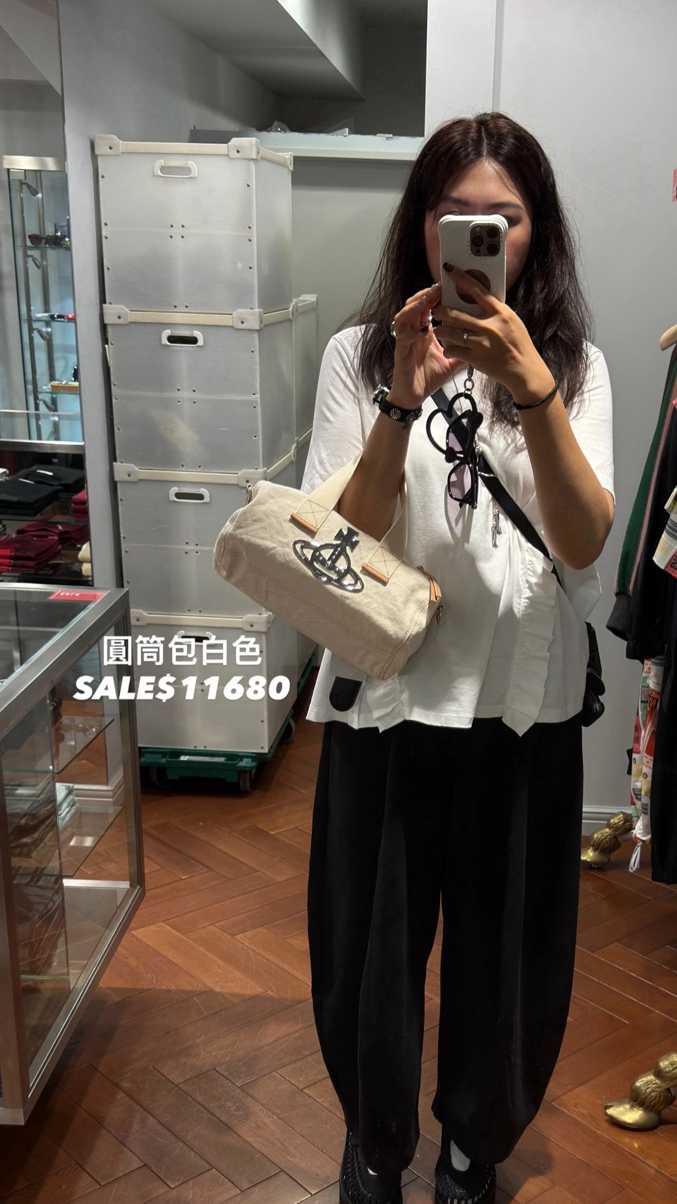 VIVIENNE WESTWOOD*現貨*Henry帆布圓筒包 新色