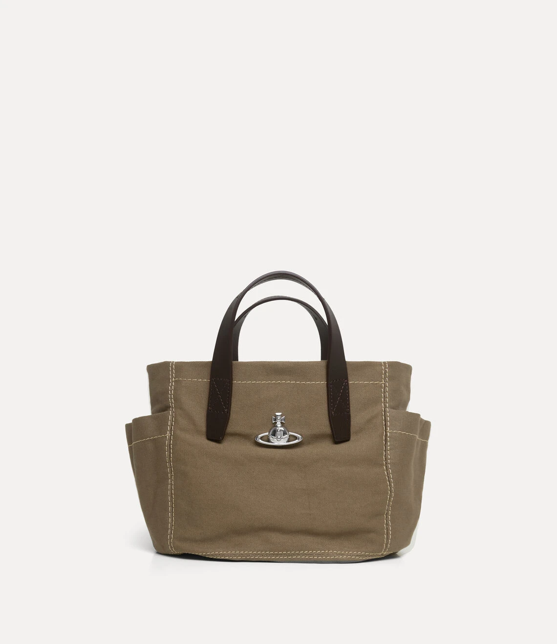 VIVIENNE WESTWOOD*日本連線預購*Henry Small トートバッグ 帆布托特包 附背帶