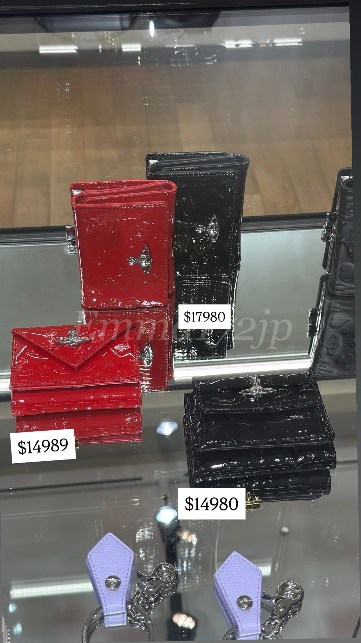 VIVIENNE WESTWOOD*日本限定 壓紋皮夾 亮面 霧面 口金皮夾 迷你三折皮夾