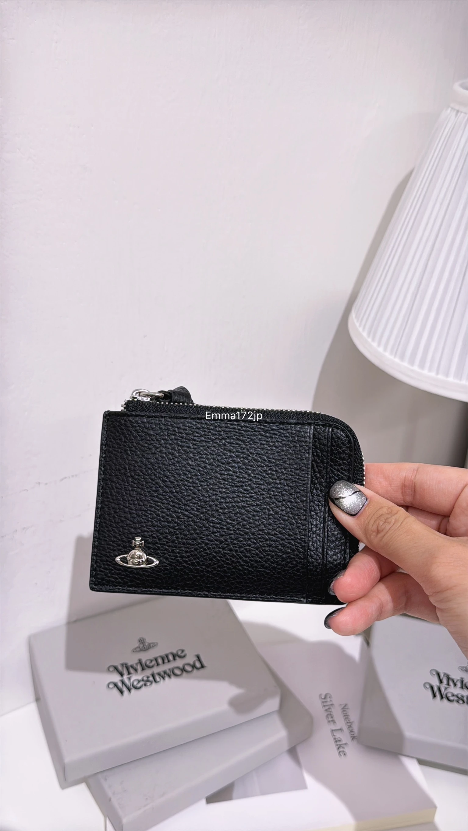 VIVIENNE WESTWOOD*現貨*ZIP CARD HOLDER L拉鍊卡包
