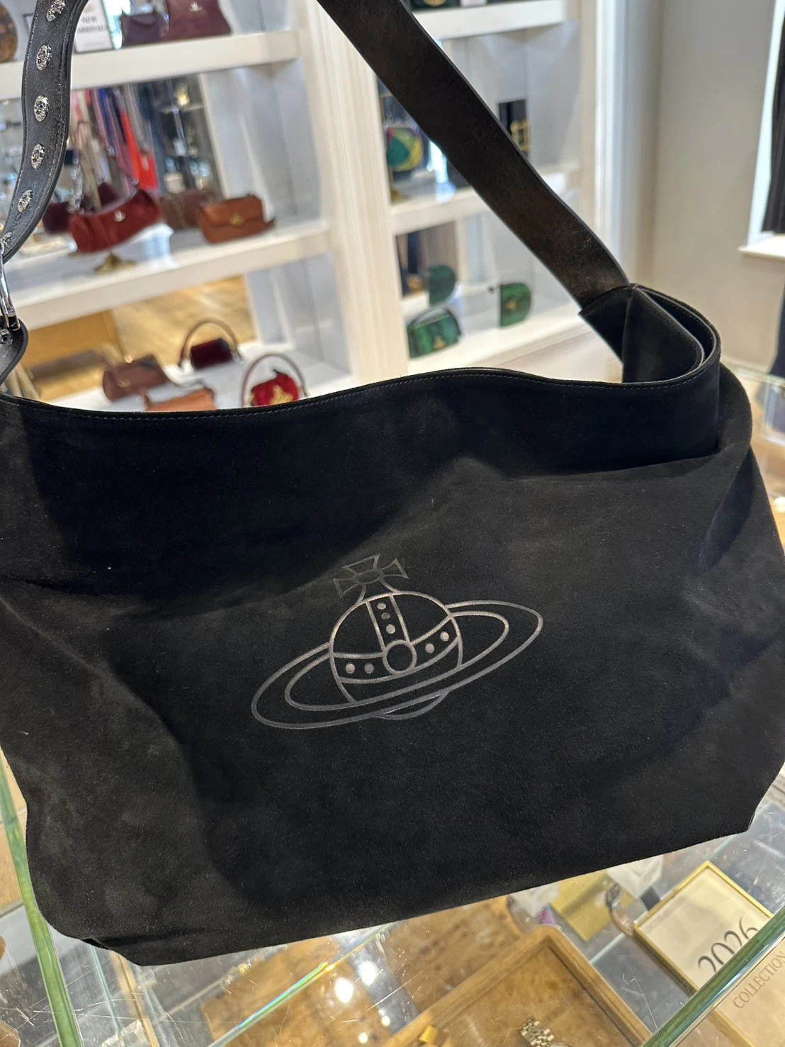 VIVIENNE WESTWOOD*預購*麂皮 斜背包