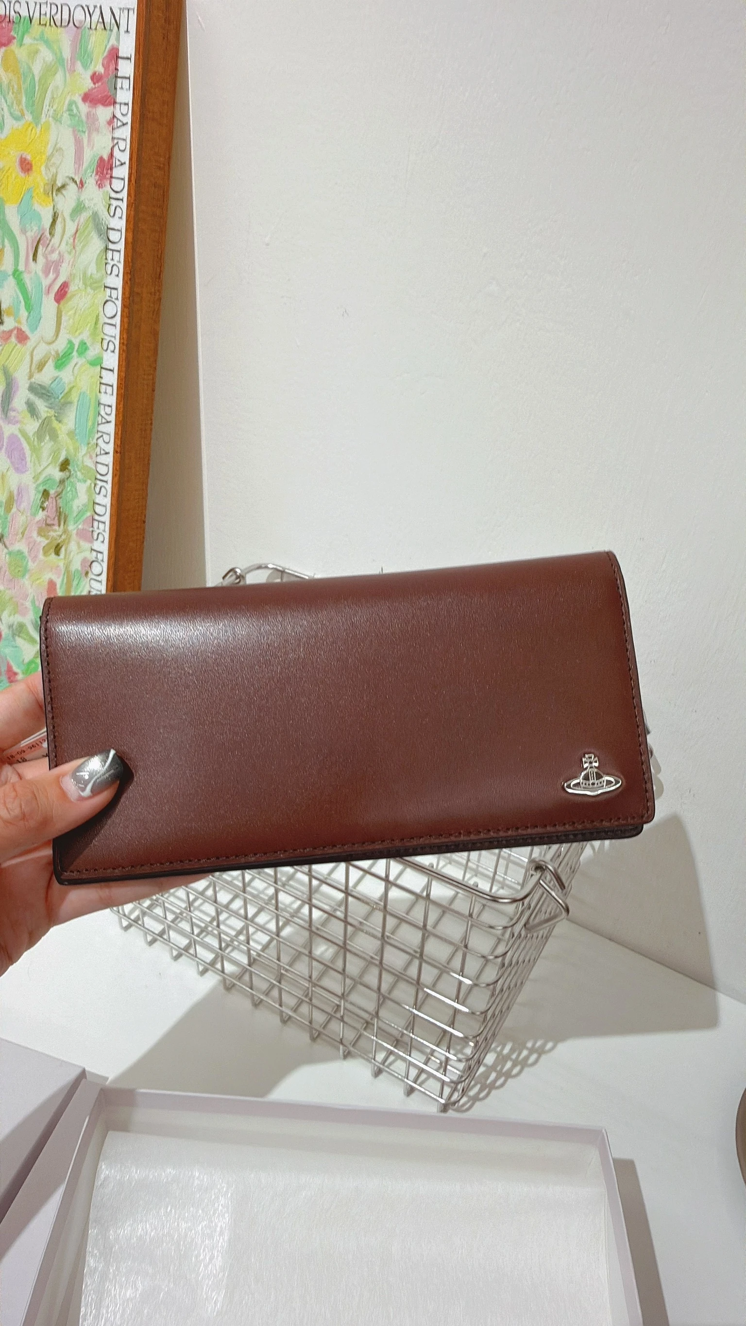 VIVIENNE WESTWOOD*現貨*日本ＯＵＴＬＥＴ帶回 滑面牛皮長夾