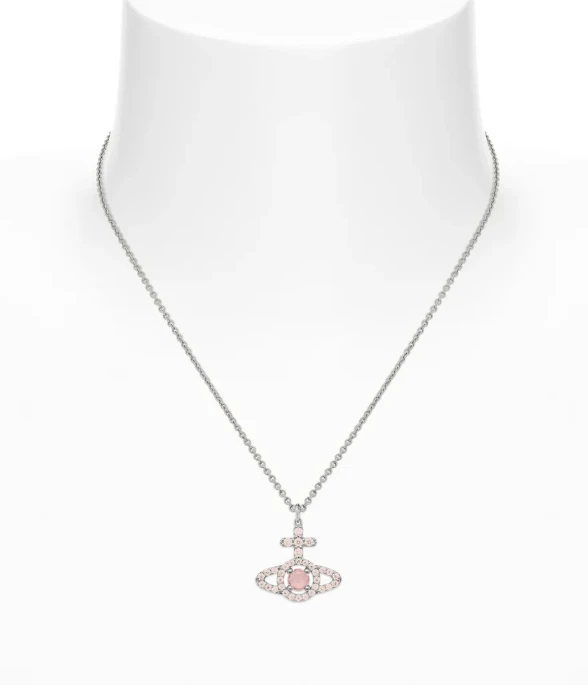 VIVIENNE WESTWOOD*預購*Olympia 項鍊 白鑽/粉鑽