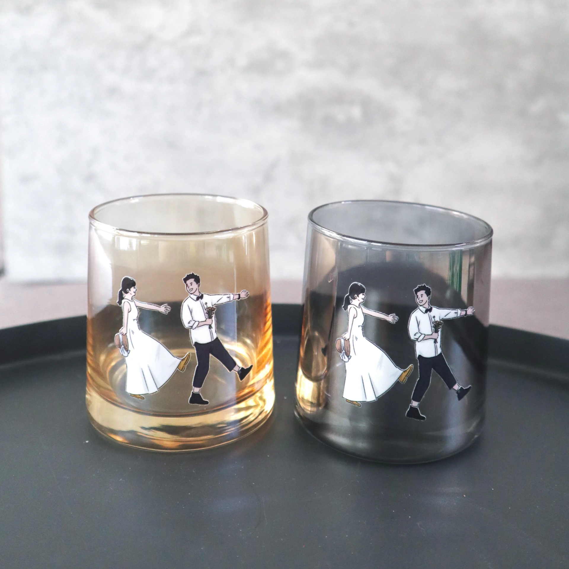 梯型冷飲杯