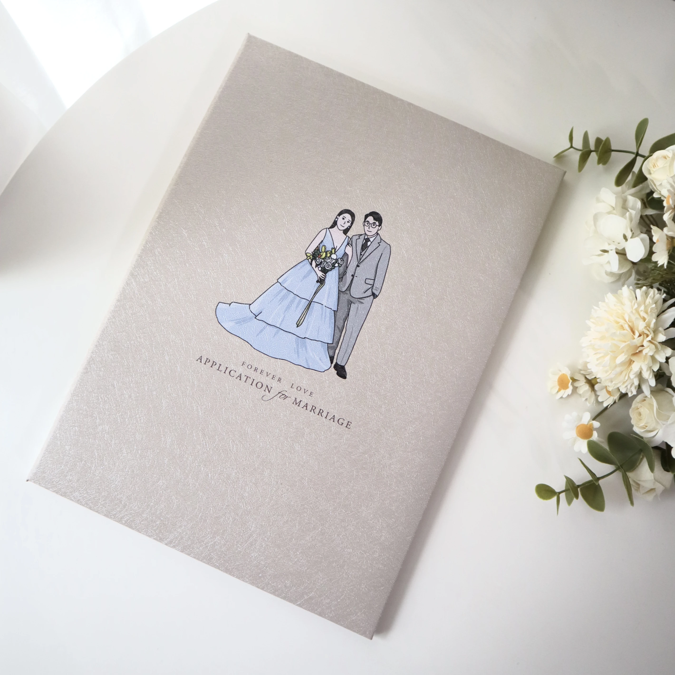 ｜絲紋款｜結婚書約