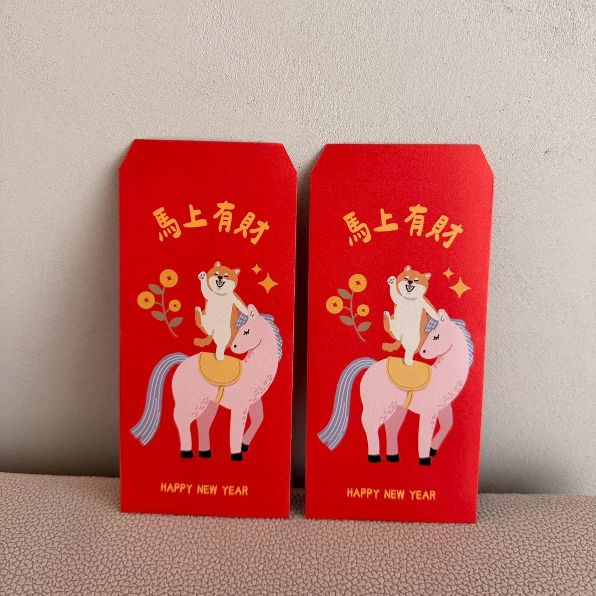 現貨【2026聯名馬年紅包袋】 一包兩款4入 新春