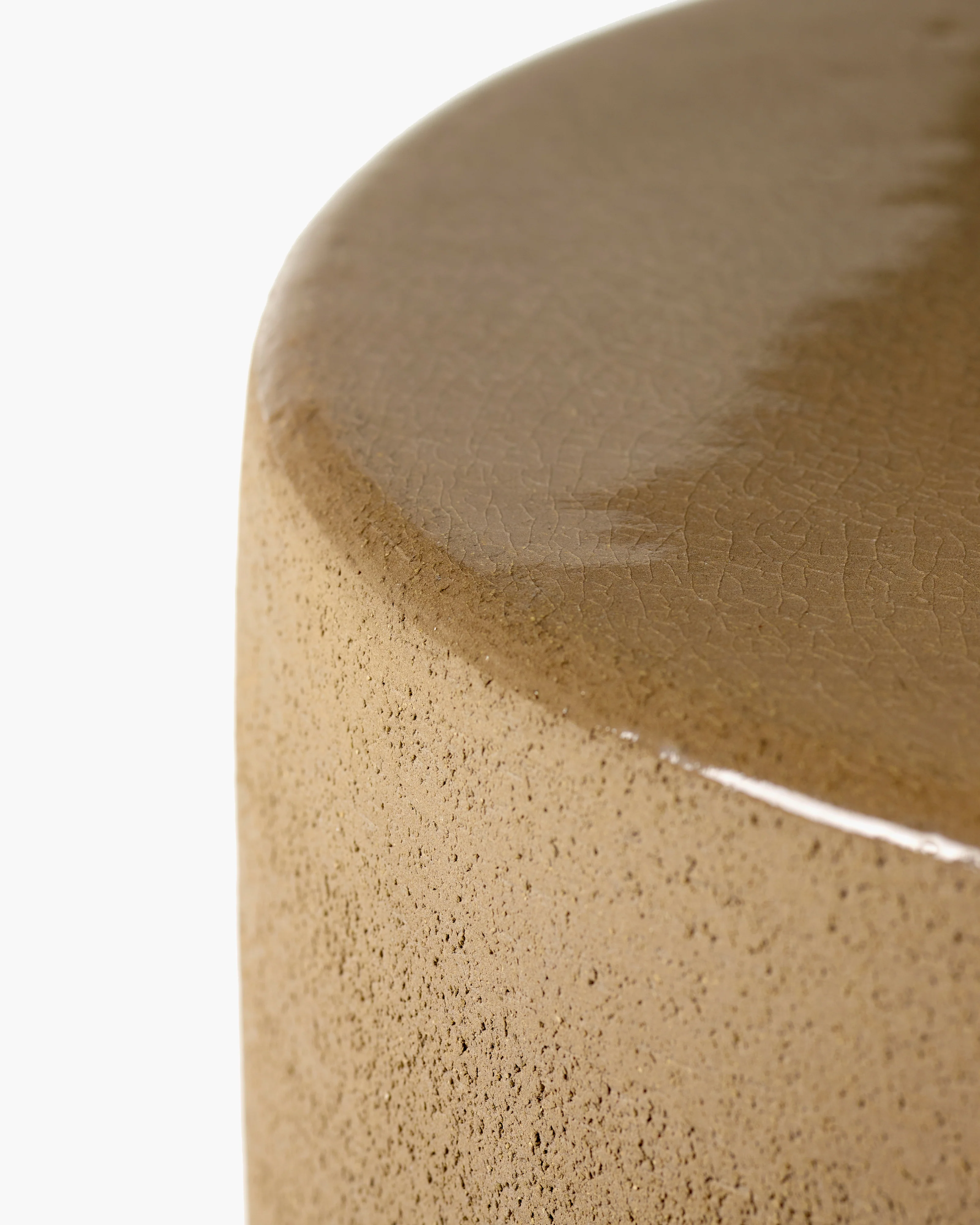 Side table round beige Pawn - Serax