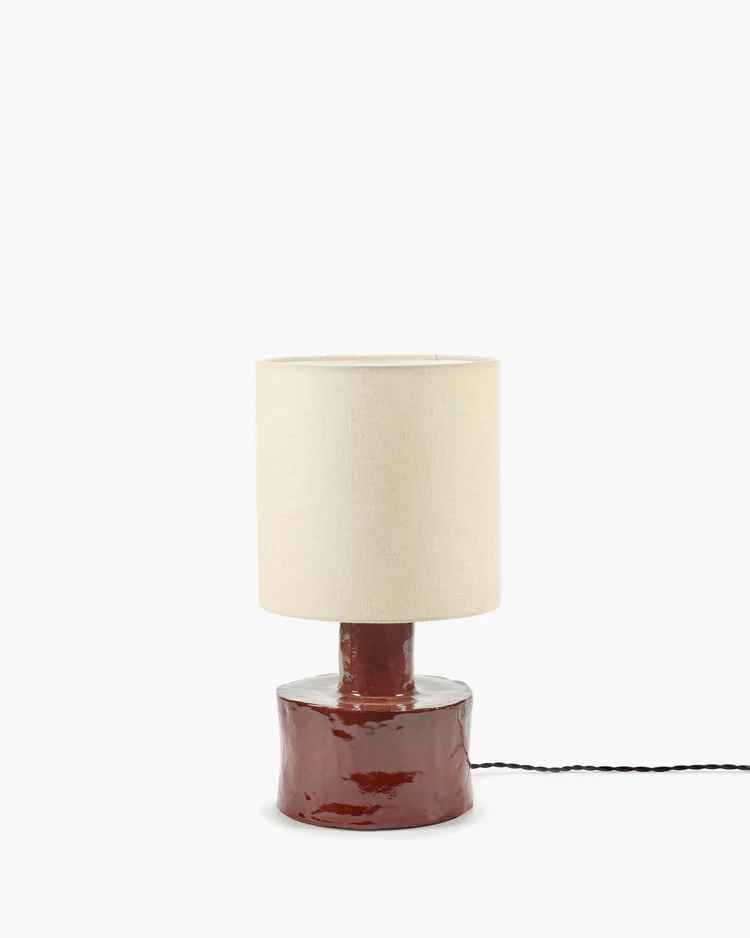 Table lamp red - beige Catherine - Serax