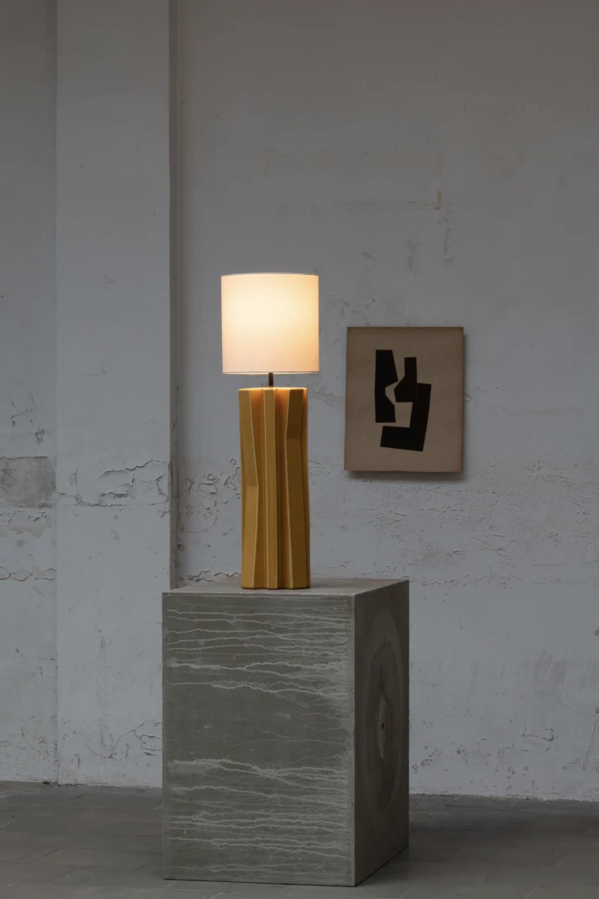 Table lamp °3 yellow - white Yucca - Serax