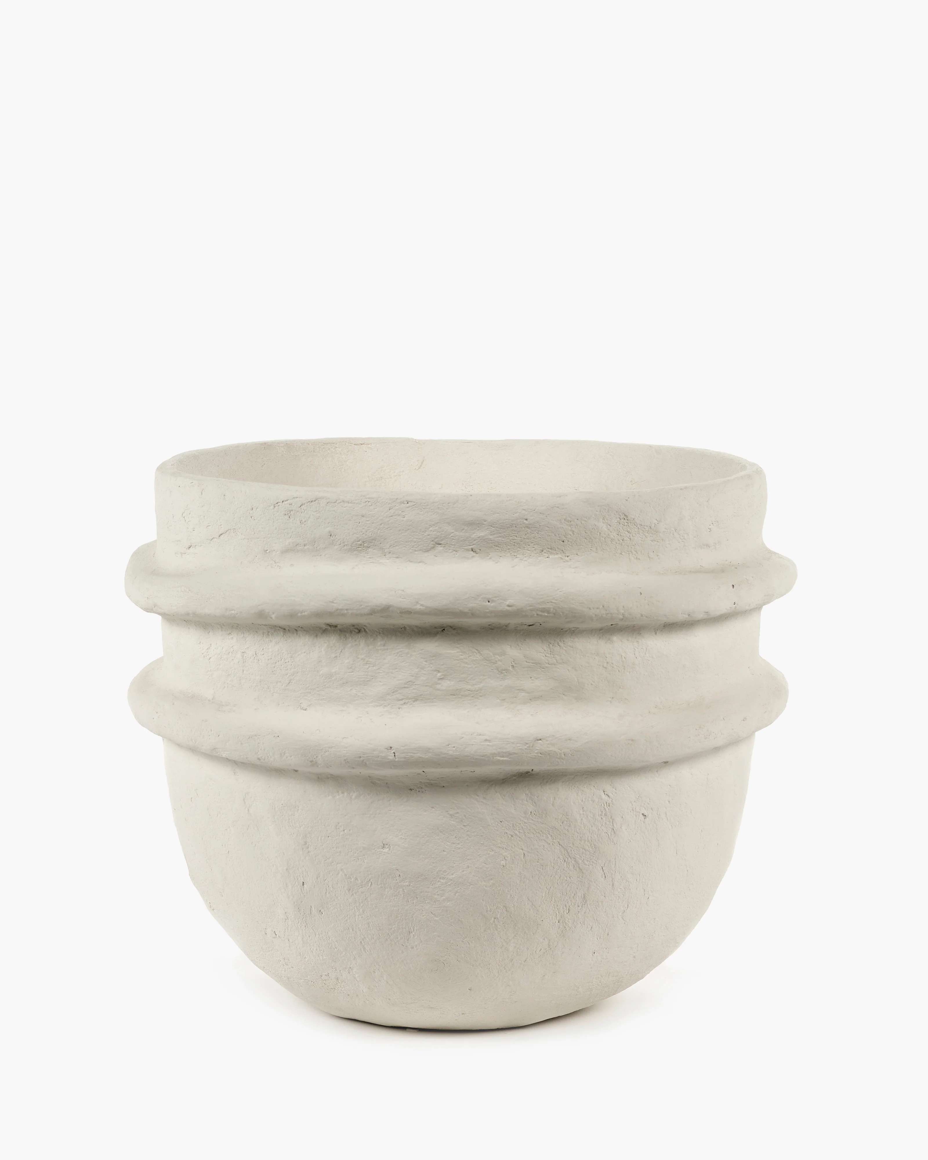 Flower pot white paper mache Earth - Serax