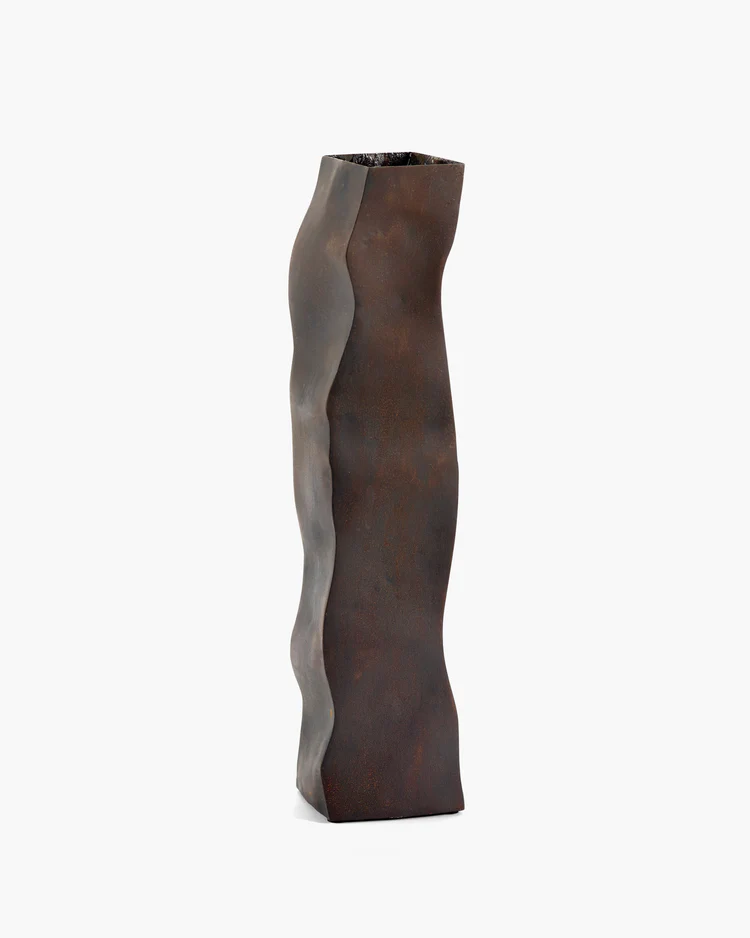 Vase Tide 04 rust Metal Sculptures - Serax