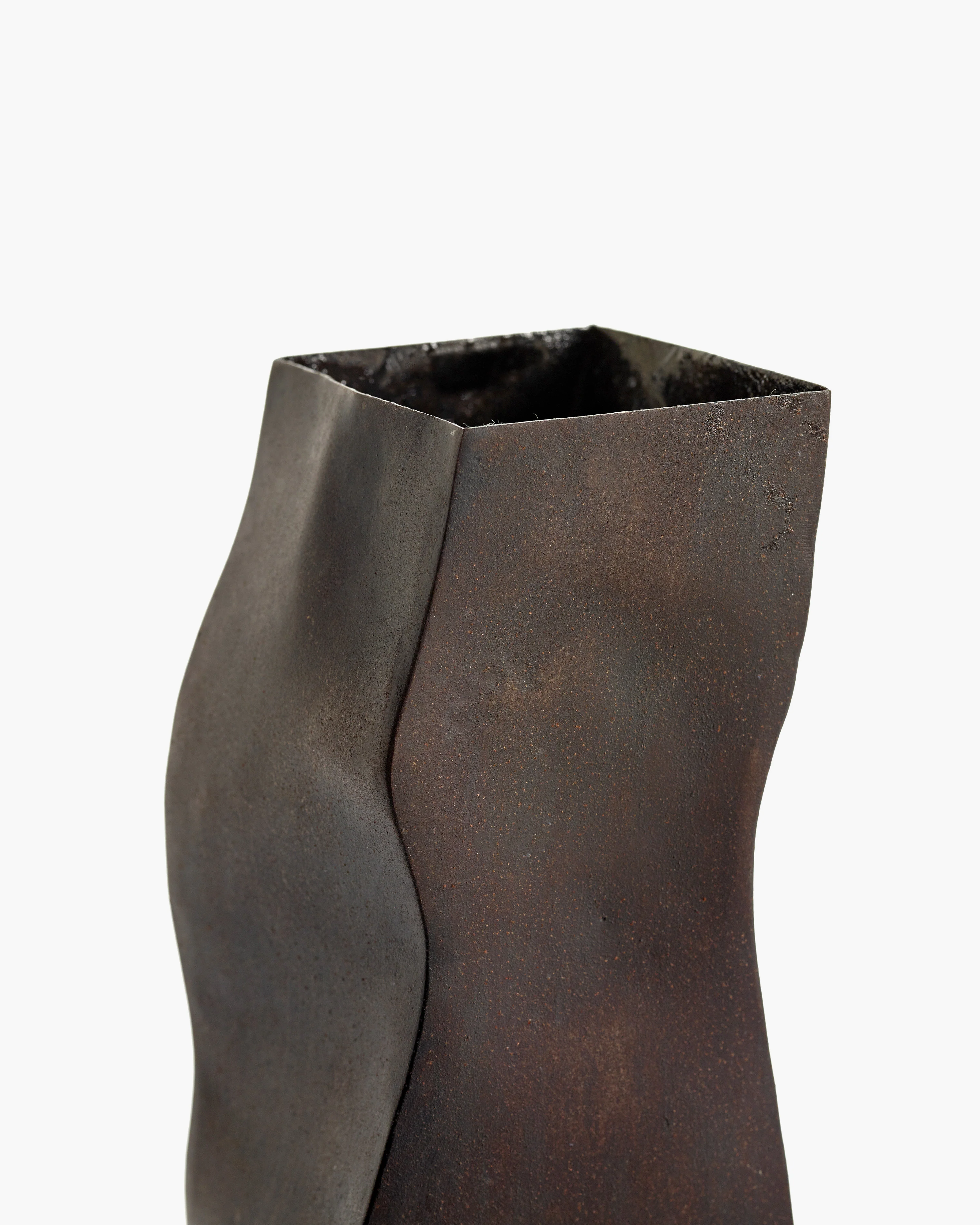 Vase Tide 04 rust Metal Sculptures - Serax