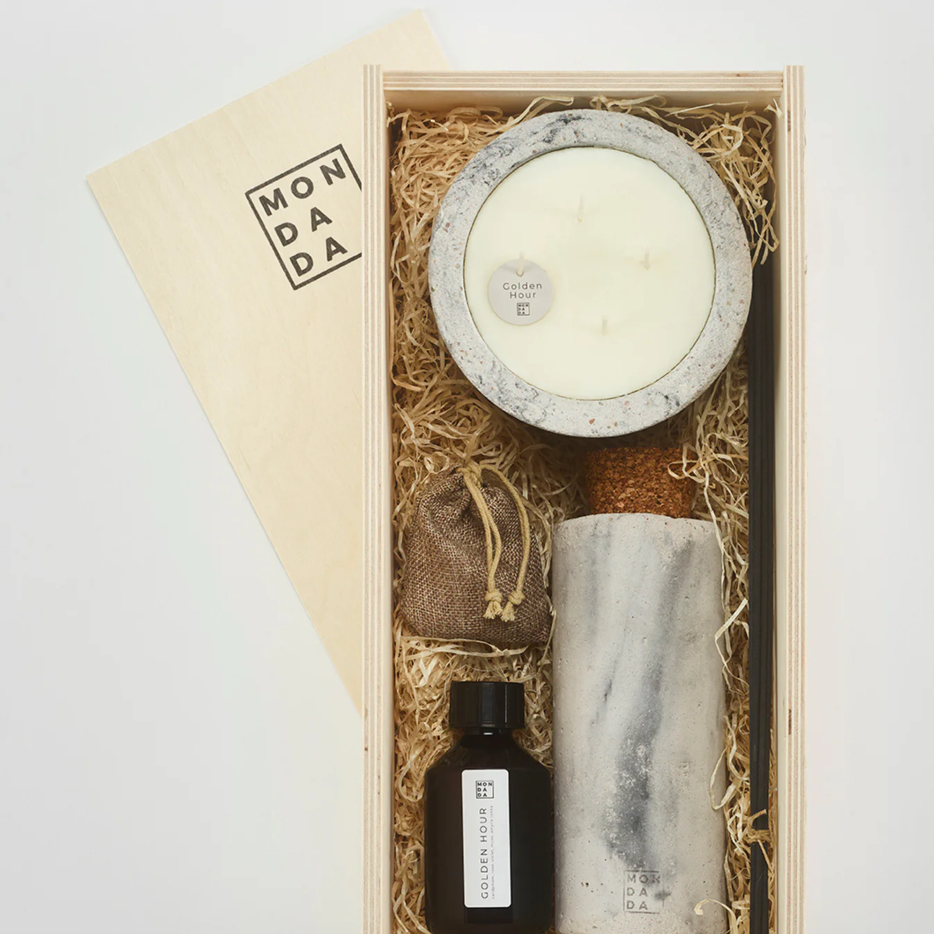 Urban Giftset Candle Small + Diffuser 禮盒 (兩色) - Mon Dada 比利時手工香氛