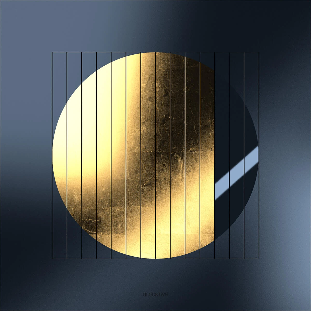 MOON 90x90 -  QLOCKTWO 德國時鐘