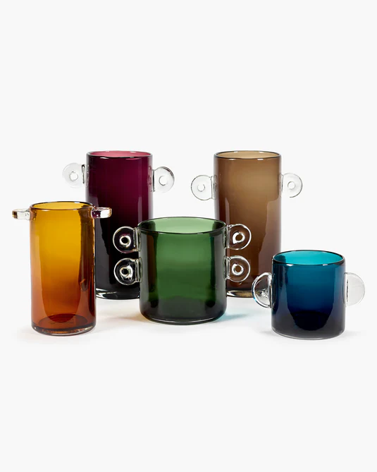 Vase dark brown Wind & fire - Serax