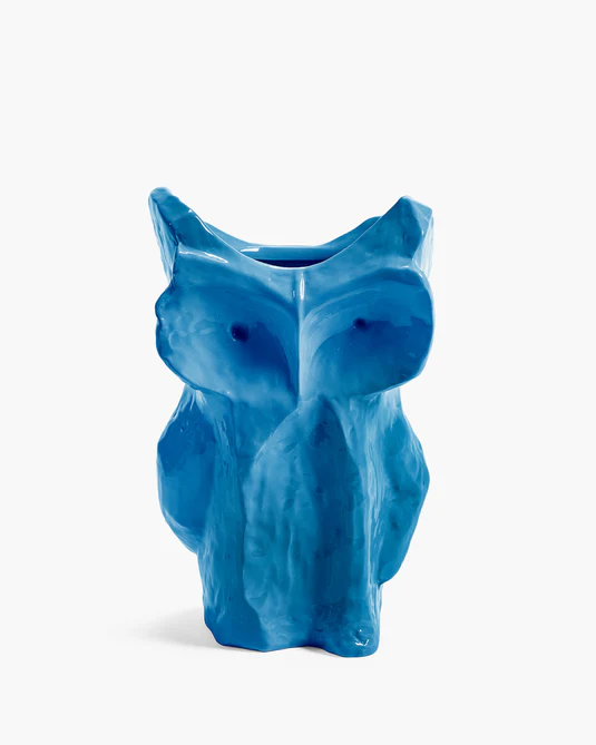 (Marni聯名) Owl vase blue After Midnight - Serax