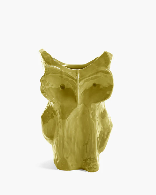 (Marni聯名) Owl vase yellow After Midnight - Serax