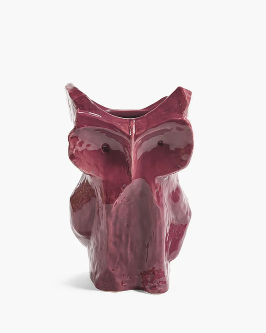 (Marni聯名) Owl vase  aubergine After Midnight - Serax