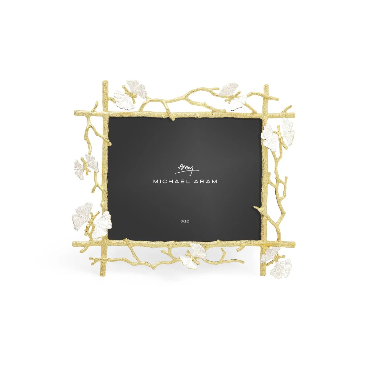 Butterfly Ginkgo Gold Frame(8x10) - Micheal Aram
