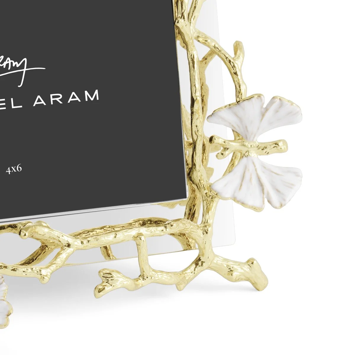 Butterfly Ginkgo Gold Reflective Frame(4x6) - Micheal Aram