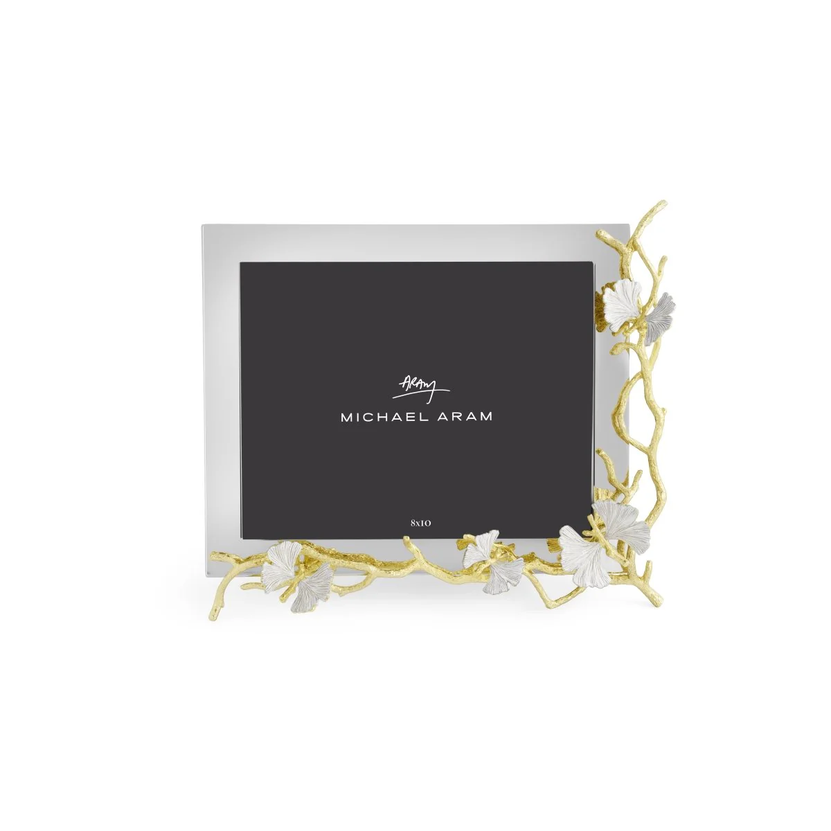 Butterfly Ginkgo Gold Reflective Frame(8x10) - Micheal Aram