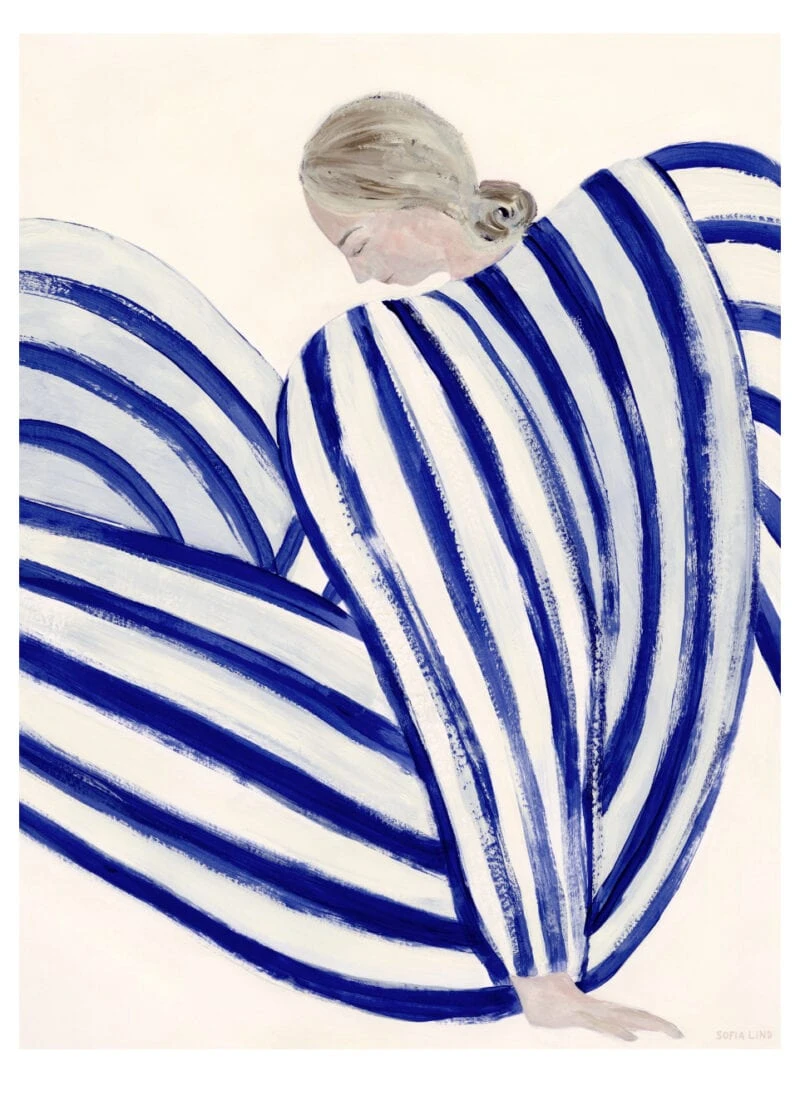 Blue Stripe At Concorde - The Poster Club 丹麥藝術海報(團購)